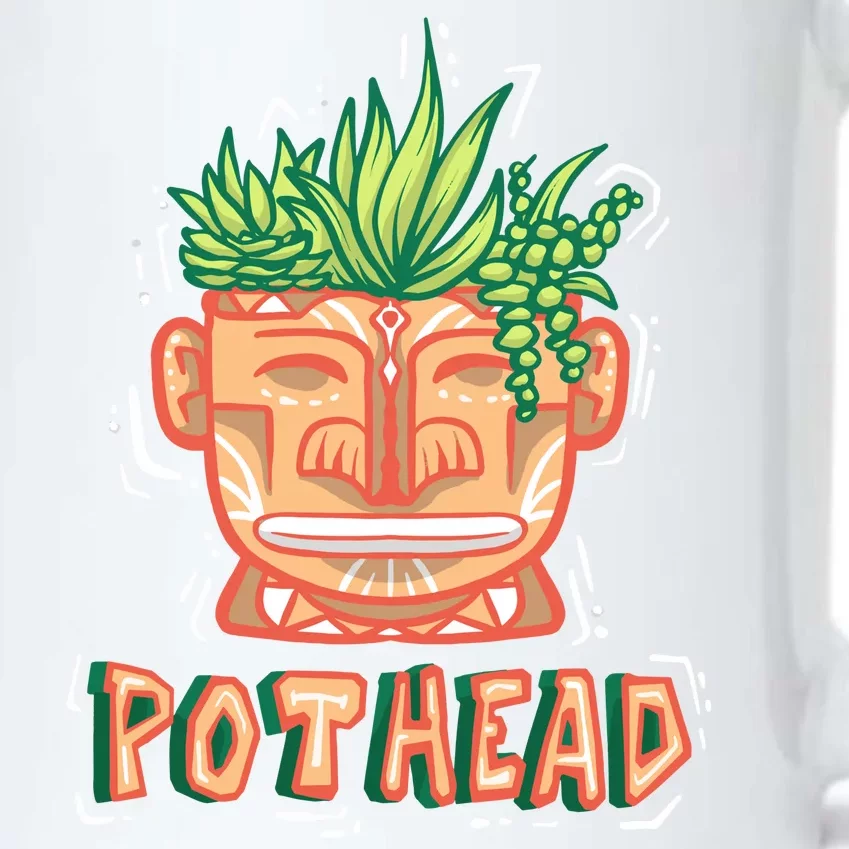 Pot Head Funny Black Color Changing Mug