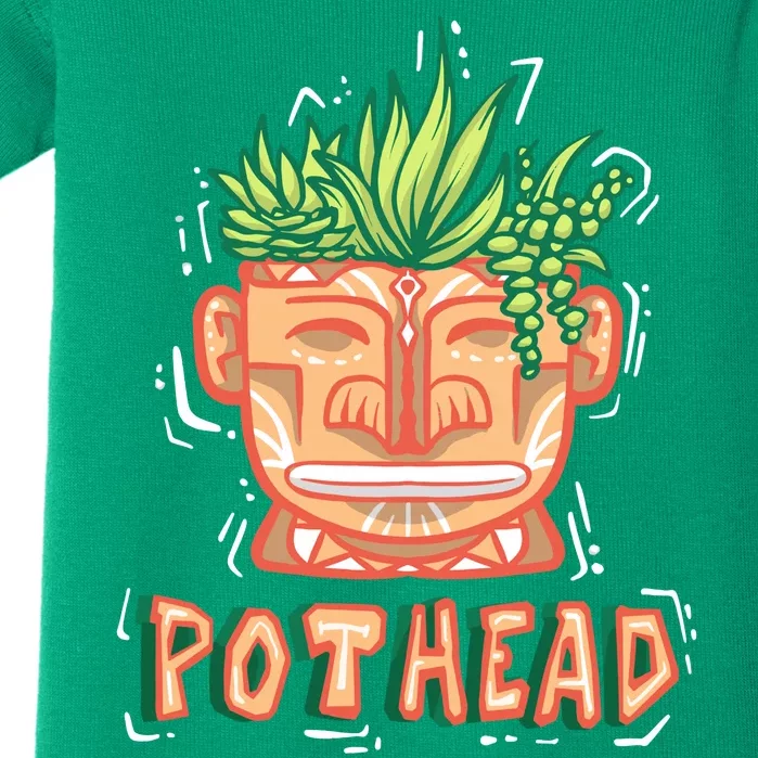 Pot Head Funny Baby Bodysuit