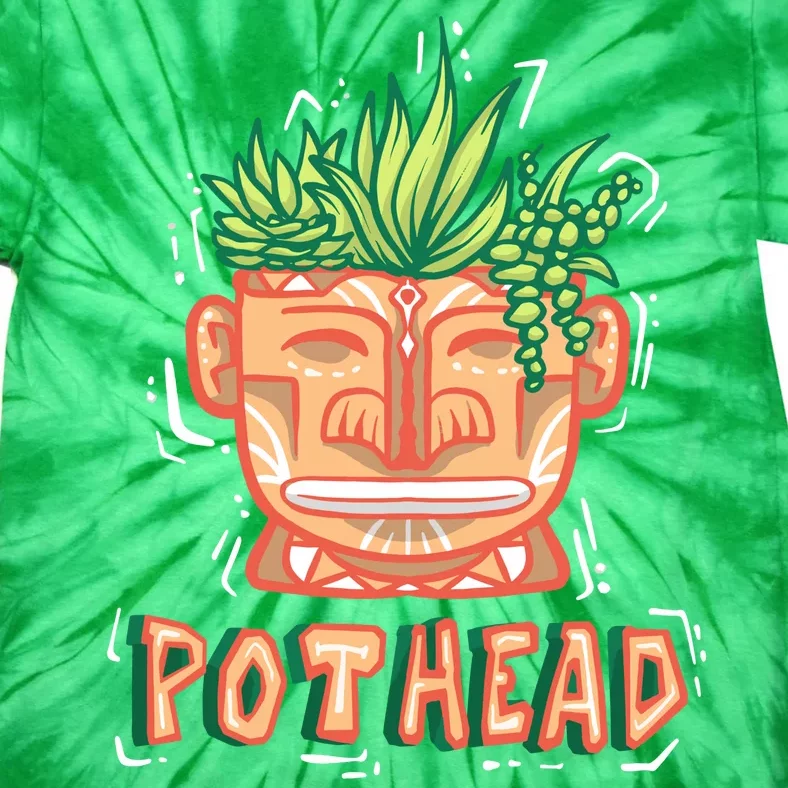 Pot Head Funny Tie-Dye T-Shirt