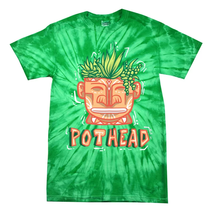 Pot Head Funny Tie-Dye T-Shirt