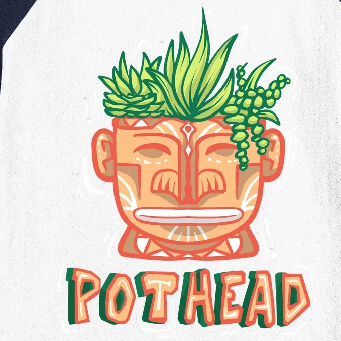 Pot Head Funny Baseball Sleeve Shirt