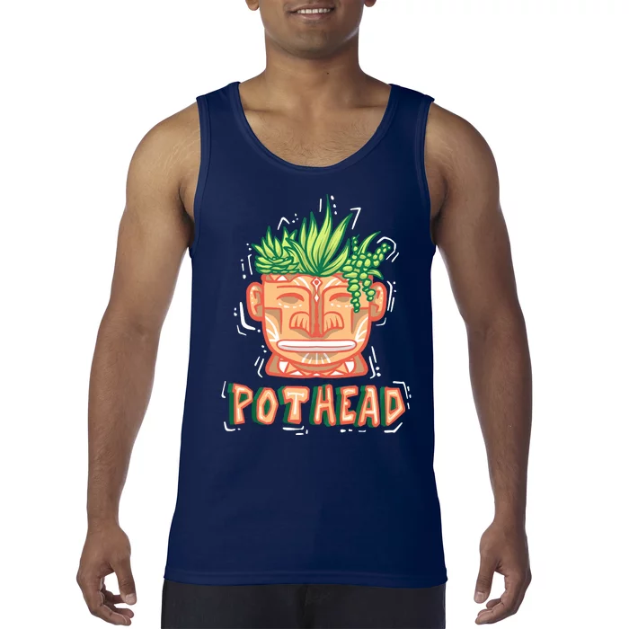 Pot Head Funny Tank Top