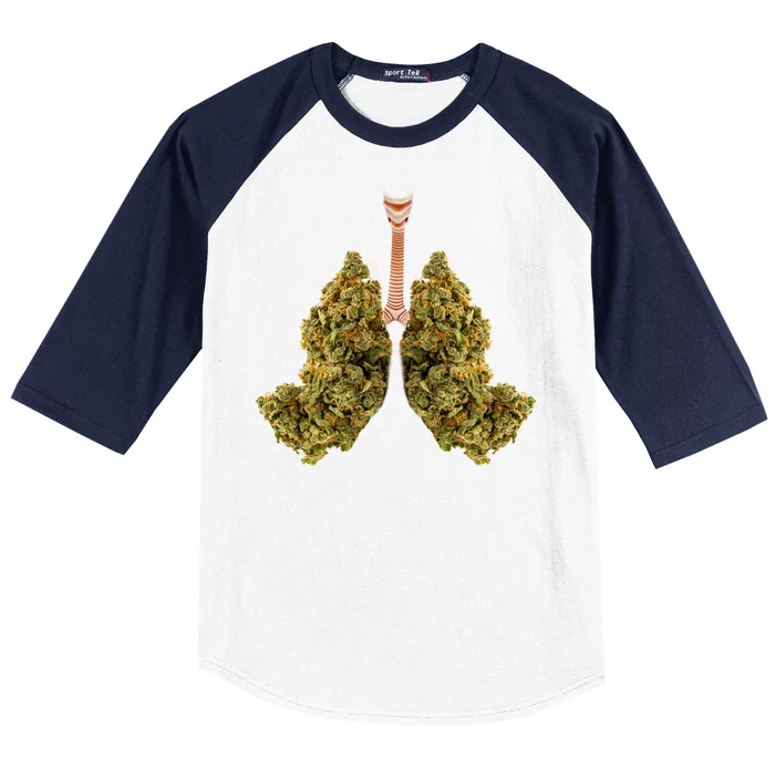 Pot Lungs Baseball Sleeve Shirt