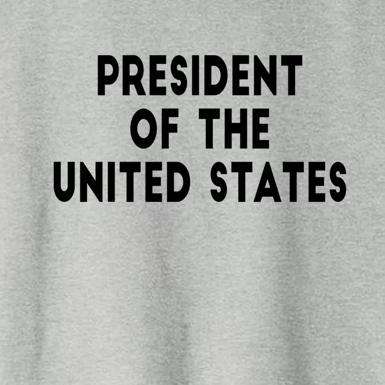 President Of The United States Women's Crop Top Tee