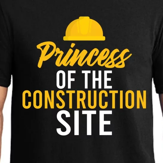 Princess Of The Construction Site Funny Construction Worker Great Gift Pajama Set