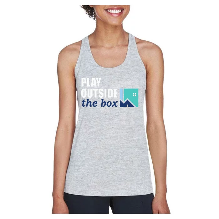 Play Outside The Box Women's Racerback Tank