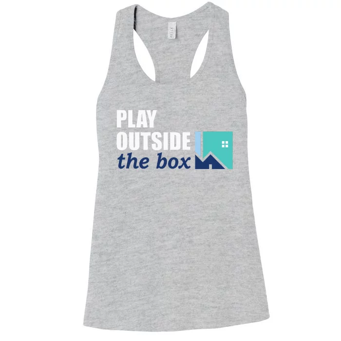 Play Outside The Box Women's Racerback Tank