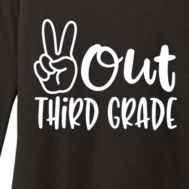 Peace Out Third Grade Last Day Of School 3rd Grade Womens CVC Long Sleeve Shirt