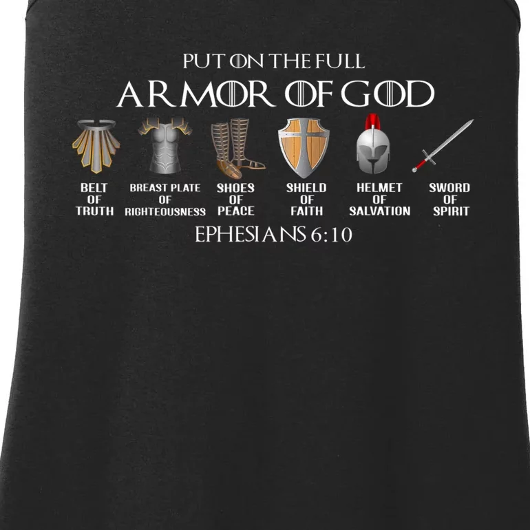 Put On The Full Armor Of God Belt Of Truth Breast Plate Of Ladies Essential Tank