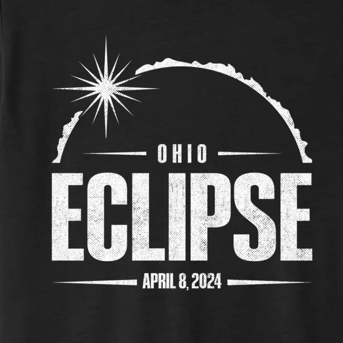 Path Of Totality Ohio 2024 April 8 2024 Eclipse ChromaSoft Performance T-Shirt