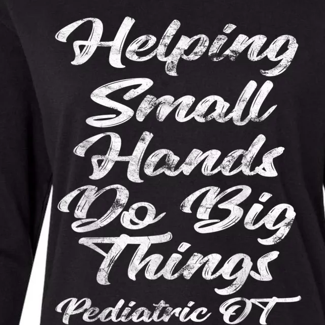 Pediatric Occupational Therapy OT Womens Cotton Relaxed Long Sleeve T-Shirt