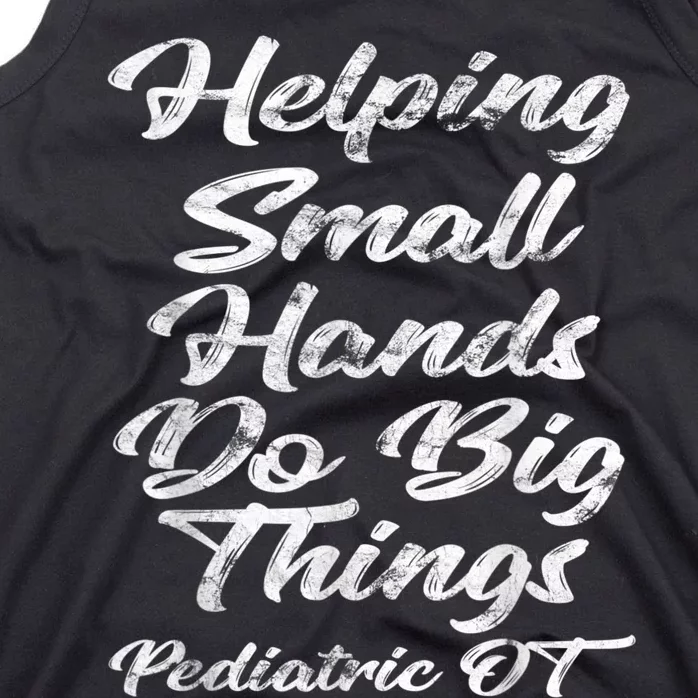 Pediatric Occupational Therapy OT Tank Top