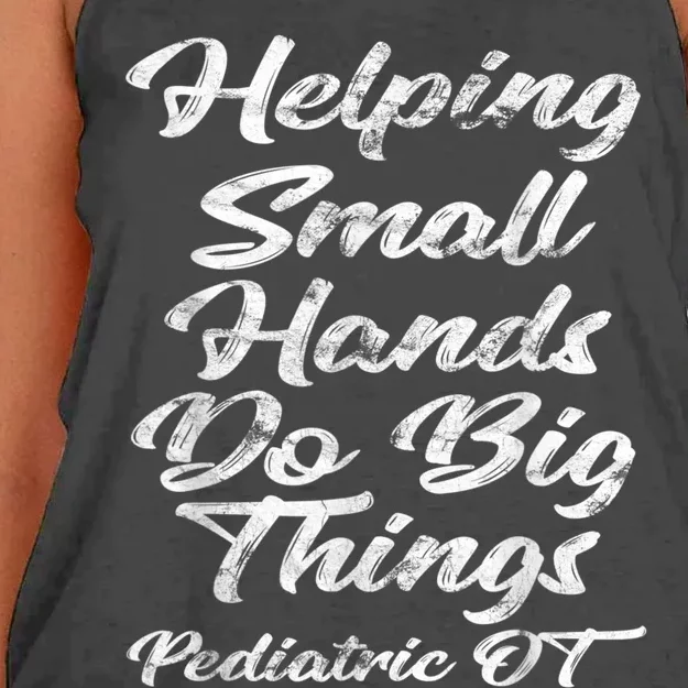 Pediatric Occupational Therapy OT Women's Knotted Racerback Tank