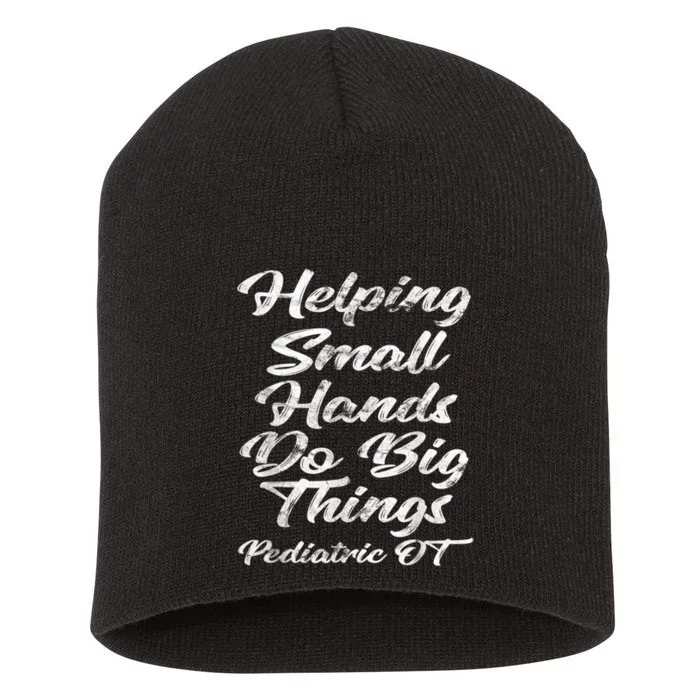 Pediatric Occupational Therapy OT Short Acrylic Beanie