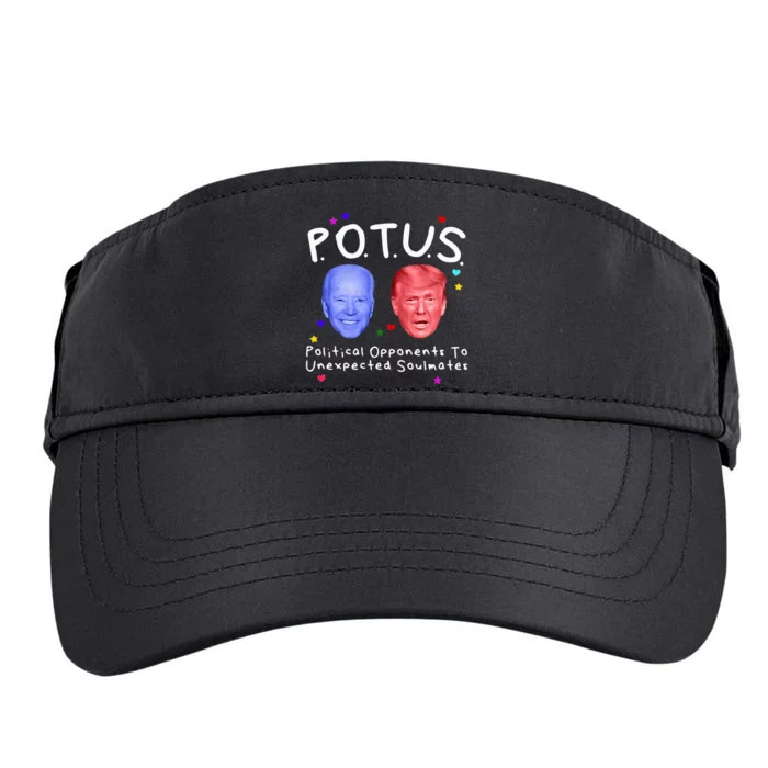 Political Opponents To Unexpected Soulmate Biden Trump Adult Drive Performance Visor