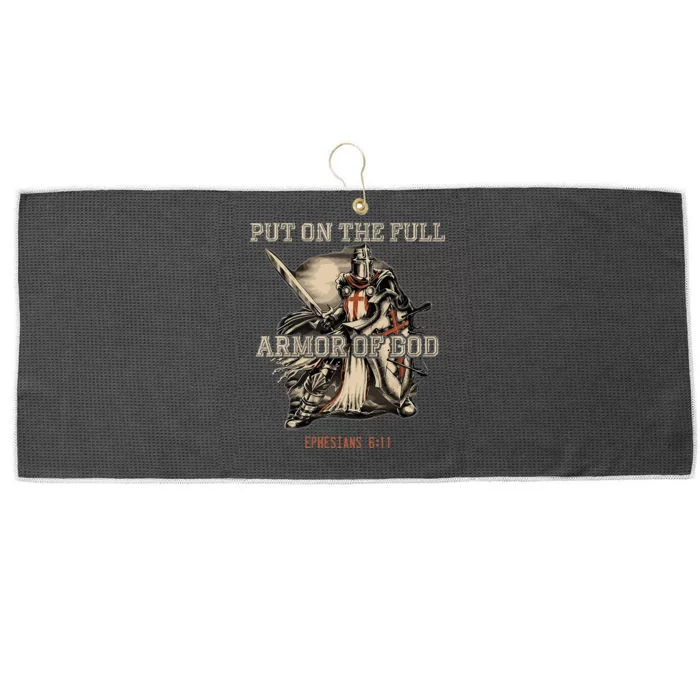 Put On The Full Armor Of God Christian Religious Large Microfiber Waffle Golf Towel