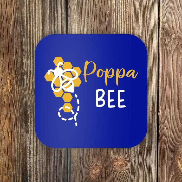 Poppa Of The Bee 1st Birthday Outfit First Bee Day Family Cute Gift Coaster