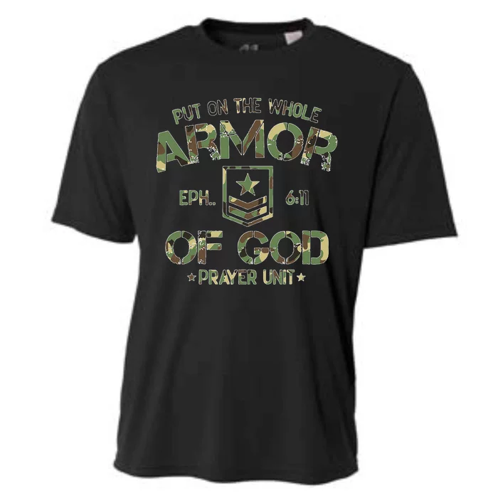 Put On The Spiritual Armor Of God Ephesians Cooling Performance Crew T-Shirt