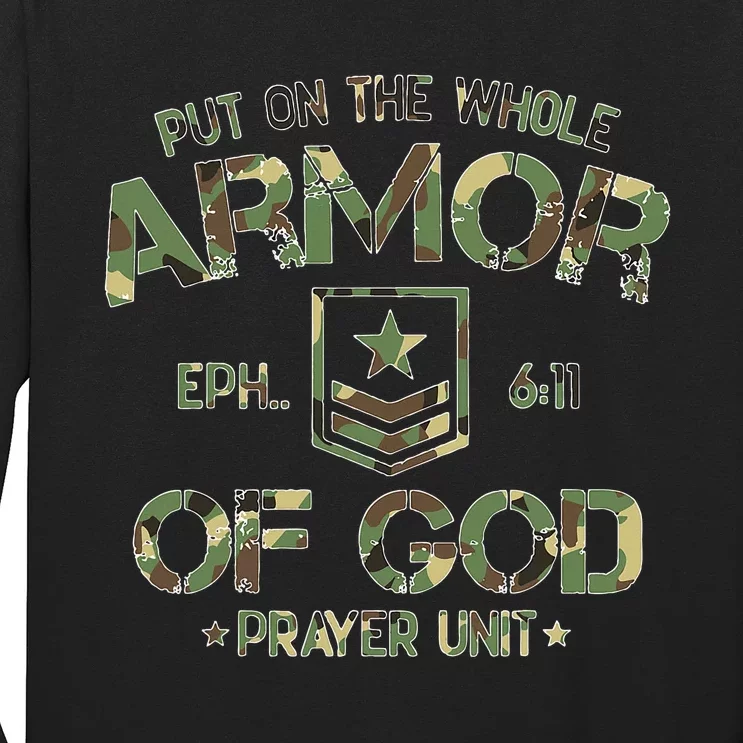 Put On The Spiritual Armor Of God Ephesians Long Sleeve Shirt