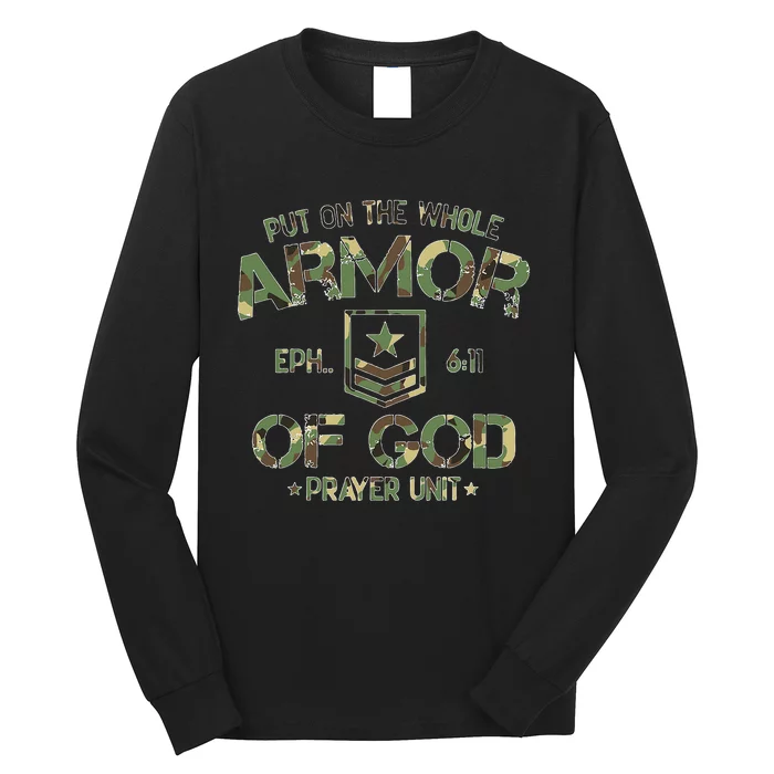 Put On The Spiritual Armor Of God Ephesians Long Sleeve Shirt