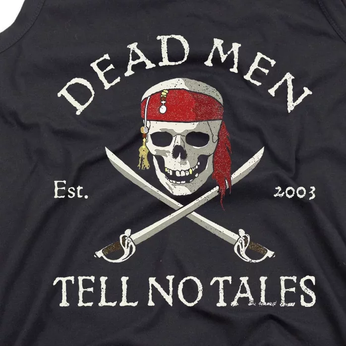 Pirates Of The Caribbean Dead Tell No Tales Tank Top