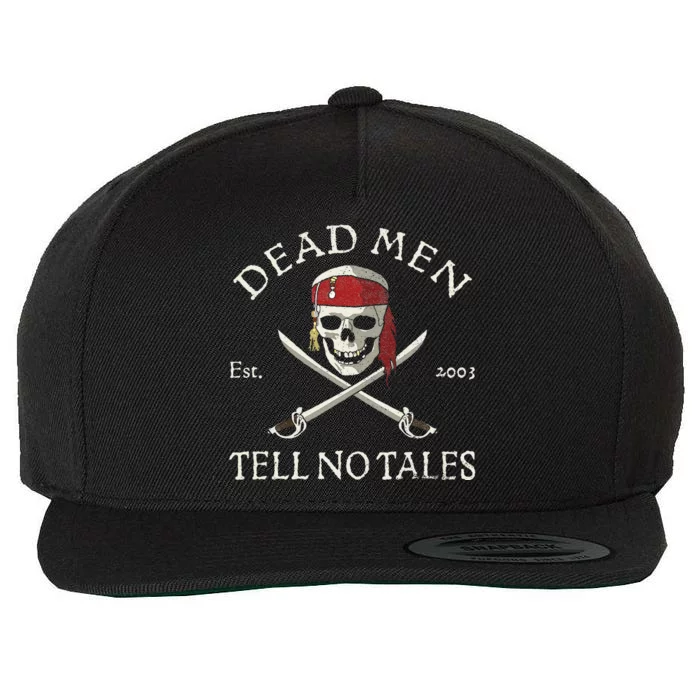 Pirates Of The Caribbean Dead Tell No Tales Wool Snapback Cap