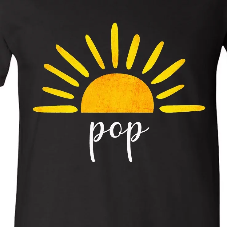 Pop of The Birthday First Trip Around the Sun Birthday V-Neck T-Shirt