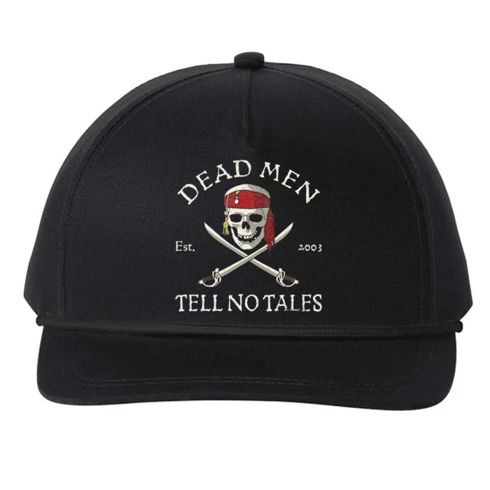 Pirates Of The Caribbean Dead Tell No Tales Snapback Five-Panel Rope Hat