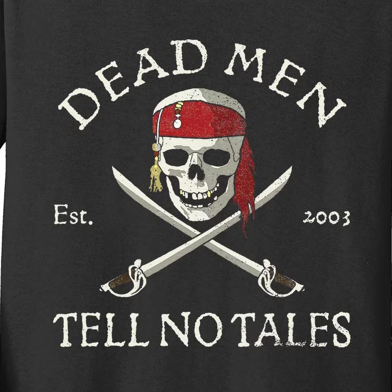 Pirates Of The Caribbean Dead Tell No Tales Kids Long Sleeve Shirt