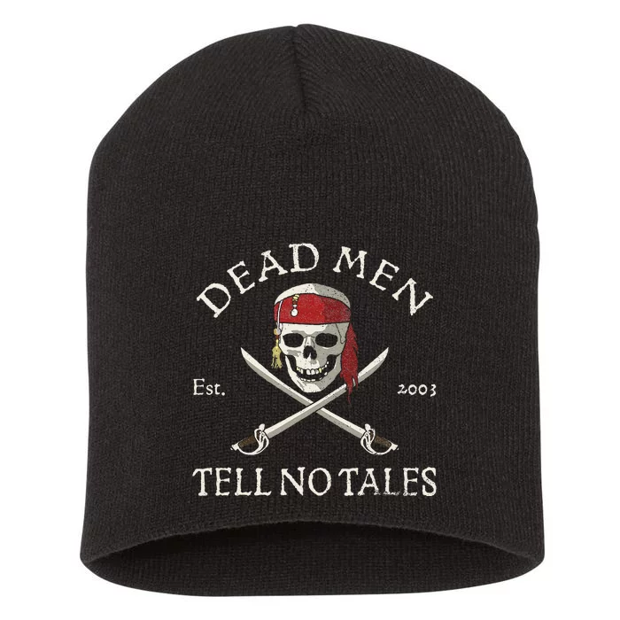 Pirates Of The Caribbean Dead Tell No Tales Short Acrylic Beanie