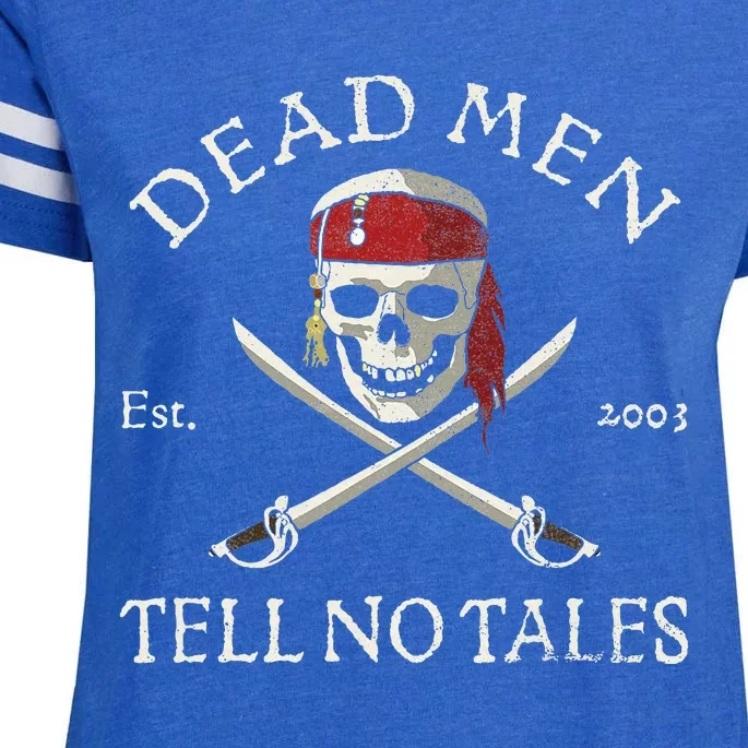 Pirates Of The Caribbean Dead Tell No Tales Enza Ladies Jersey Football T-Shirt