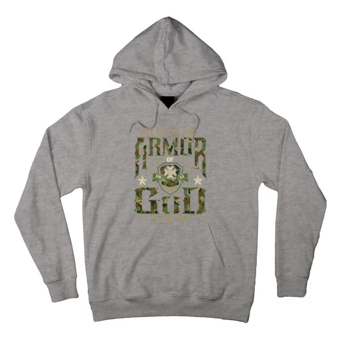 Put On The Full Armor Of God Christian Religious Bible Tall Hoodie