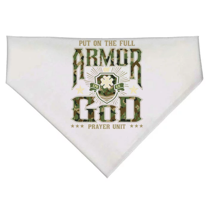 Put On The Full Armor Of God Christian Religious Bible USA-Made Doggie Bandana