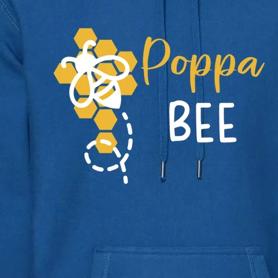 Poppa Of The Bee 1st Birthday Outfit First Bee Day Family Meaningful Gift Premium Hoodie