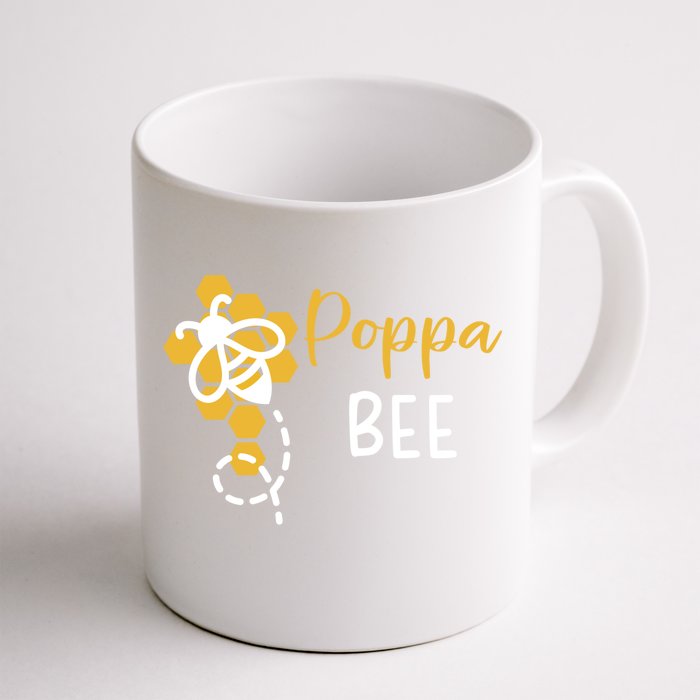 Poppa Of The Bee 1st Birthday Outfit First Bee Day Family Meaningful Gift Front & Back Coffee Mug