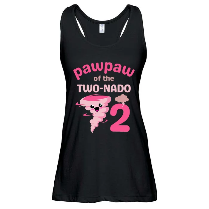 Pawpaw Of The Twonado Tornado Theme 2nd Birthday Ladies Essential Flowy Tank