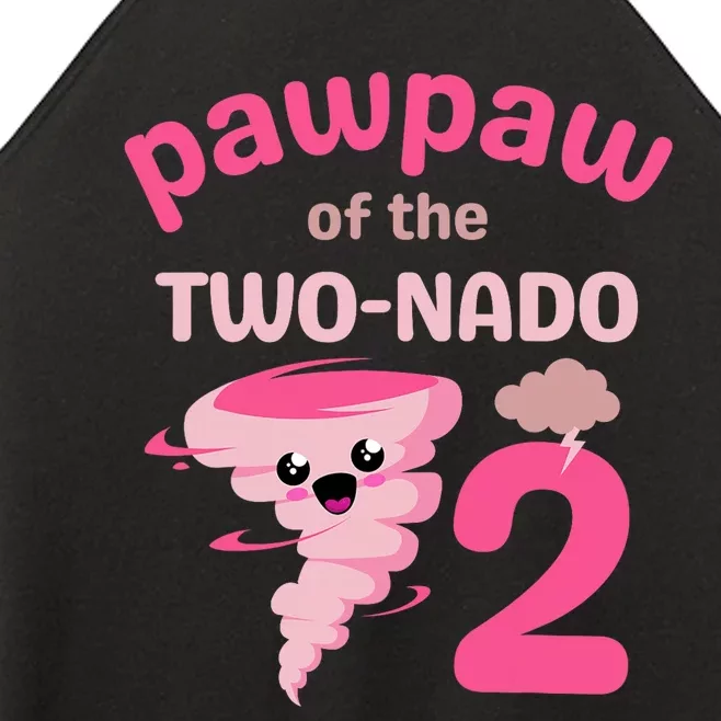 Pawpaw Of The Twonado Tornado Theme 2nd Birthday Women’s Perfect Tri Rocker Tank