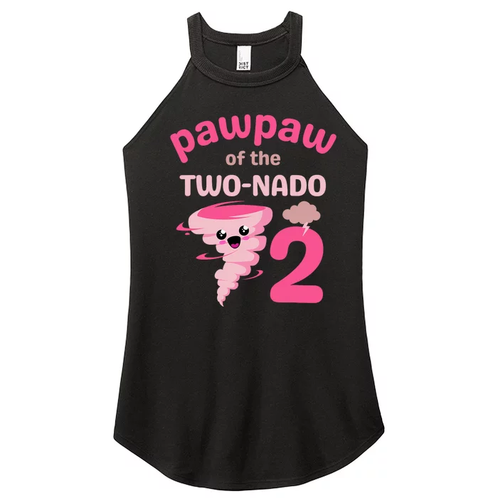 Pawpaw Of The Twonado Tornado Theme 2nd Birthday Women’s Perfect Tri Rocker Tank