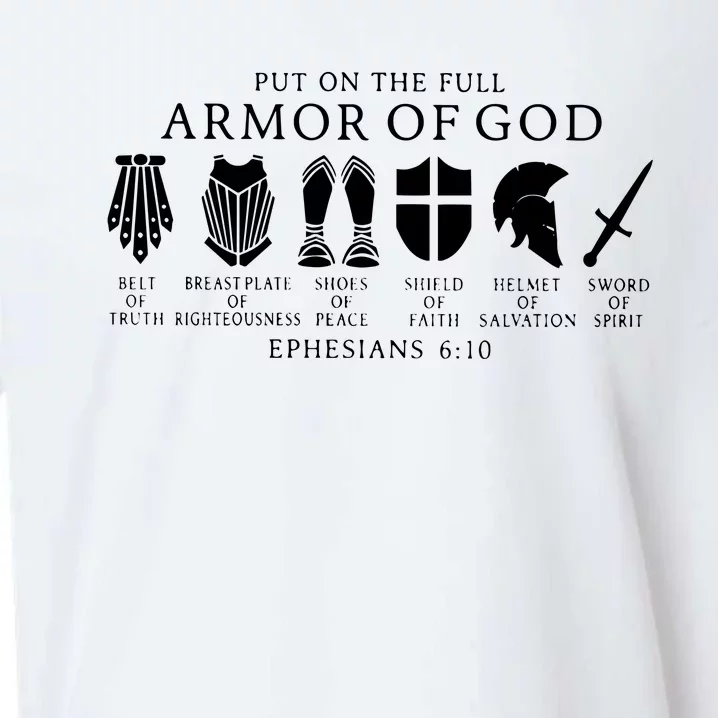 Put On The Full Armor Of God Ephesians 6 10 Sueded Cloud Jersey T-Shirt