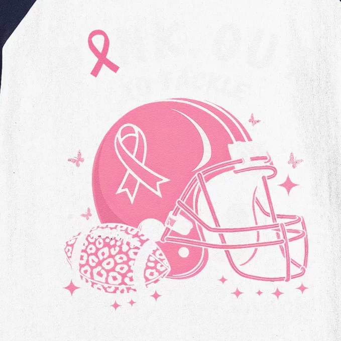 Pin.K Out Tackle Breast Cancer Awareness American Football Baseball Sleeve Shirt