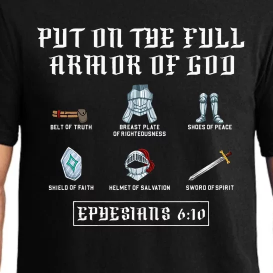 Put On The Full Armor Of God Funny Saying Christian Pajama Set