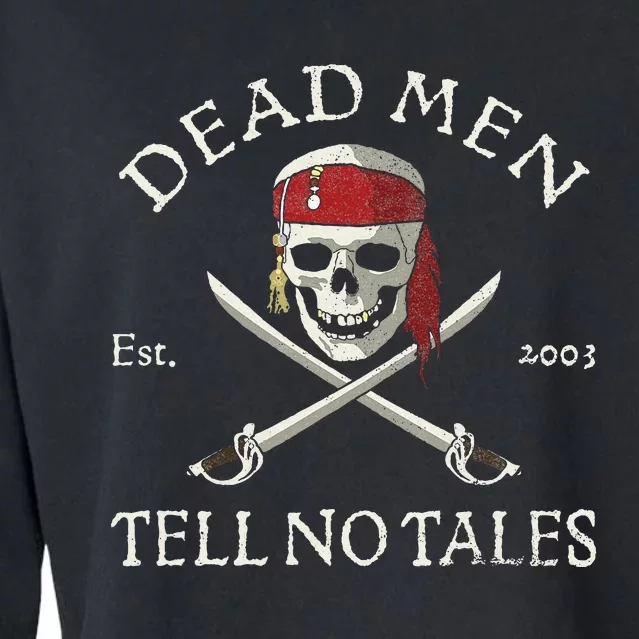 Pirates Of The Caribbean Cropped Pullover Crew