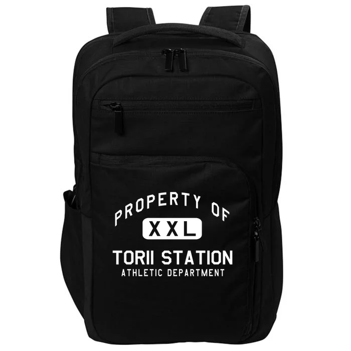 Property Of Torii Station Athletic Departt Gift Impact Tech Backpack