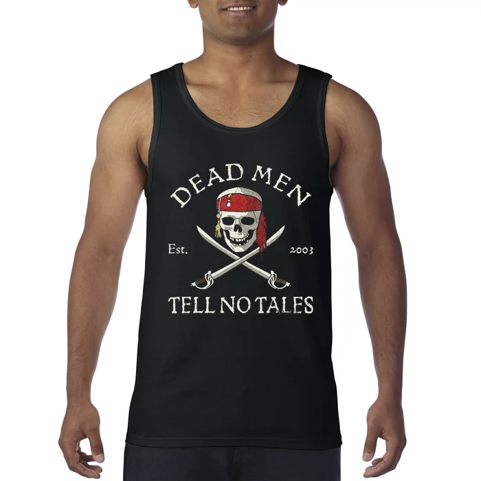 Pirates Of The Caribbean Dead Tell No Tales Tank Top