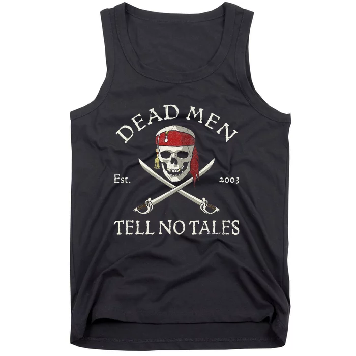 Pirates Of The Caribbean Dead Tell No Tales Tank Top