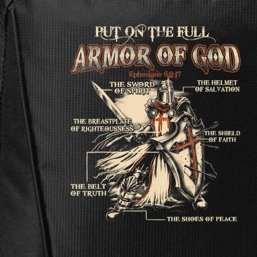 Put On The Full Armor Of God Jesus City Backpack