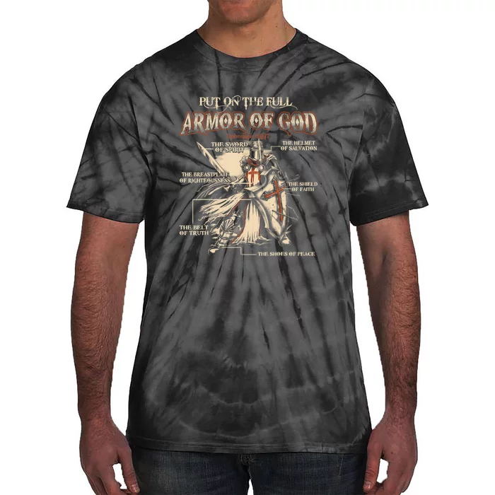 Put On The Full Armor Of God Jesus Tie-Dye T-Shirt