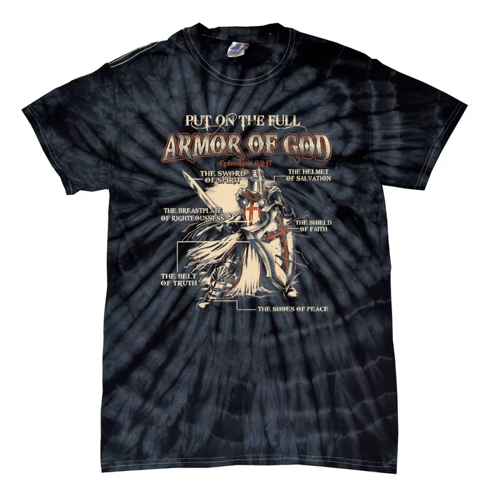 Put On The Full Armor Of God Jesus Tie-Dye T-Shirt