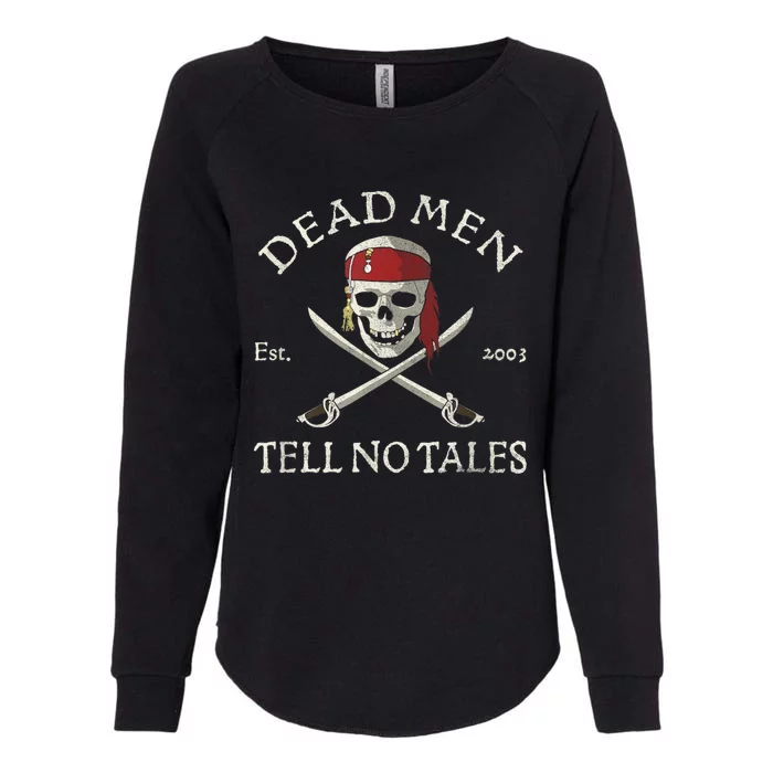 Pirates Of The Caribbean Dead Tell No Tales Womens California Wash Sweatshirt