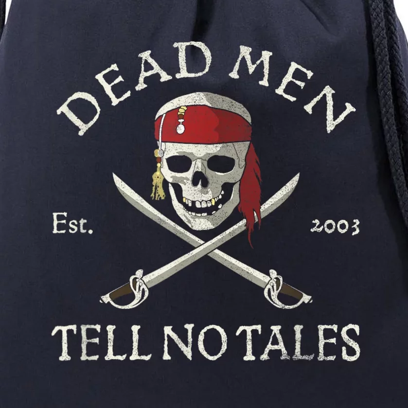 Pirates Of The Caribbean Dead Tell No Tales Drawstring Bag